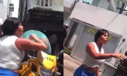 
				
					Gretchen é flagrada em barraco com vizinho no meio da rua; assista
				
				