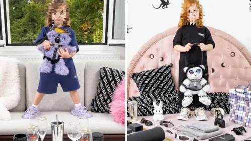 
				
					Grife favorita dos famosos, a Balenciaga, é acusada de fazer apologia a abuso infantil em nova campanha
				
				