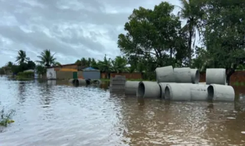 
				
					Fortes chuvas provocam intensos alagamentos em cidades baianas; veja
				
				