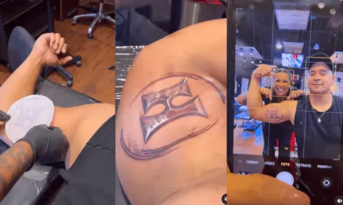 
				
					Xanddy faz tatuagem em homenagem ao Harmonia do Samba: 'Paixão intensa'
				
				