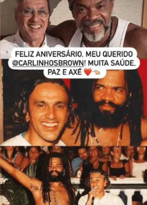 
				
					Famosos homenageiam Carlinhos Brown no aniversário de 60 anos: 'Uma das pessoas mais brilhantes'
				
				