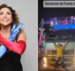 
                  Trio de Daniela Mercury faz referência a bolsonarista pendurado em caminhão durante Micareta Salvador: 'Gostaram?'