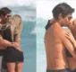 
                  Ex-marido de Isis Valverde troca beijos com loira em praia do Rio de Janeiro
