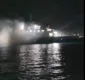 
                  Motor falha e ferry-boat é tomado por fumaça durante travessia; veja vídeo