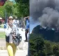 
                  Vídeo mostra funcionários da Globo sendo retirados de estúdio atingido por incêndio