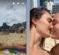 
                  Juliana Paes e namorada aproveitam dia de folga juntas em praia no Rio de Janeiro