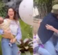 
                  Thaila Ayala revela sexo de bebê e reação da atriz emociona: 'Coração explodiu'