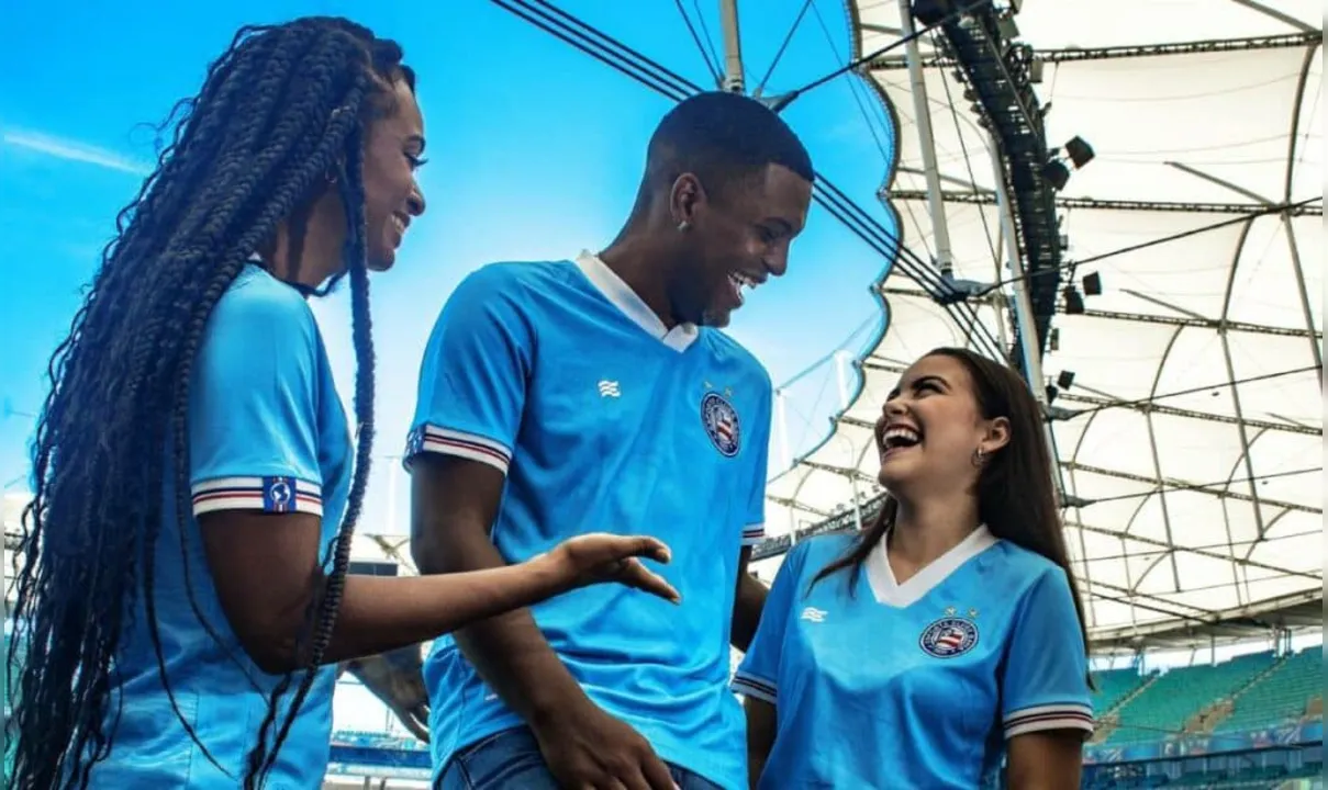 Após anúncio oficial, Bahia estreará camisa 3 com a cor do City