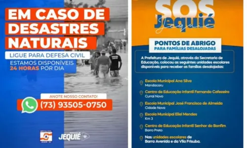 
				
					Chuvas da Bahia: Jequié tem pior enchente desde 1981
				
				