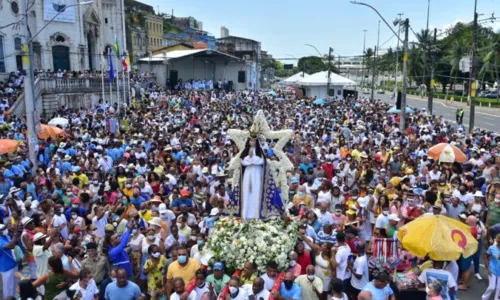 
				
					Devoção por Imaculada Conceição: fiéis reforçam pedido por proteção para padroeira da Bahia
				
				