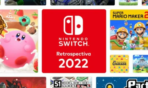 
				
					Nintendo lança retrospectiva de 2022 para o Switch; saiba como acessar
				
				