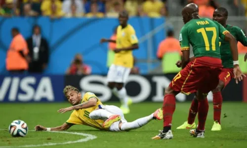
				
					Camarões volta a atravessar o caminho do Brasil em uma Copa do Mundo
				
				