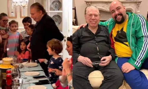 
				
					Silvio Santos comemora aniversário de 92 anos ao lado da família
				
				