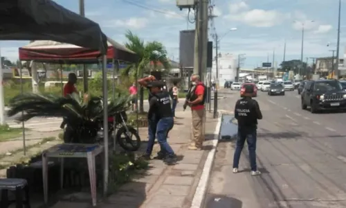
				
					Homem considerado pela polícia um dos maiores assaltantes de ônibus de Salvador é preso
				
				