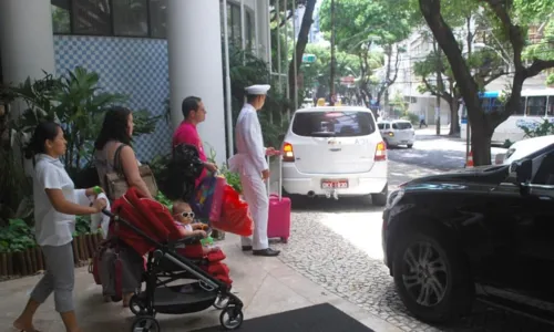 
				
					Salvador registra lotação máxima em hotéis próximos à orla durante fim de ano
				
				