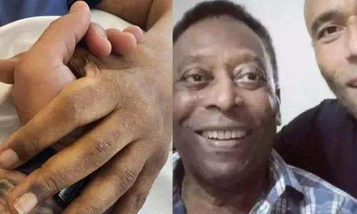 
				
					Edinho posta foto emocionante com Pelé: "Pai, minha força é a sua"
				
				