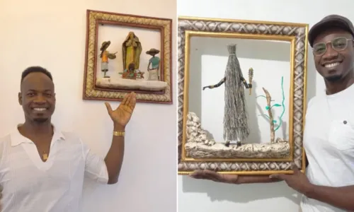 
				
					Artista plástico descobre talento após acidente grave e usa dom para combater racismo religioso na Bahia
				
				