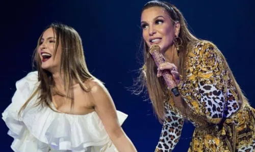 
				
					'A gente se conecta de uma maneira muito única', diz Claudia Leitte sobre parceria com Ivete Sangalo
				
				