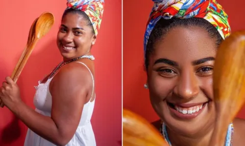 
				
					Afrochef baiana cria conexões afetivas e ancestrais com resgate e valorização da culinária negra: 'Trazer o que foi tirado da mesa e mostrar que é importante'
				
				