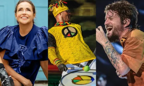 
				
					Saulo, Daniela Mercury e Olodum comandam último dia de Festival Virada Salvador; confira programação completa
				
				