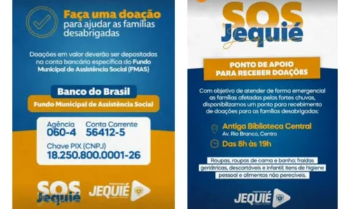 
				
					Prefeitura de Jequié faz arrecadação de donativos para desabrigados da enchente
				
				