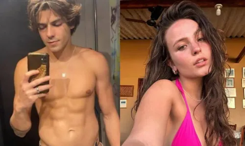 
				
					Affair de Anitta, Lucca Picon já trocou beijos com Larissa Manoela em camarote, diz site
				
				