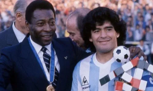 
				
					Troca de farpas, elogios e admiração: relembre relação entre Pelé e Maradona
				
				