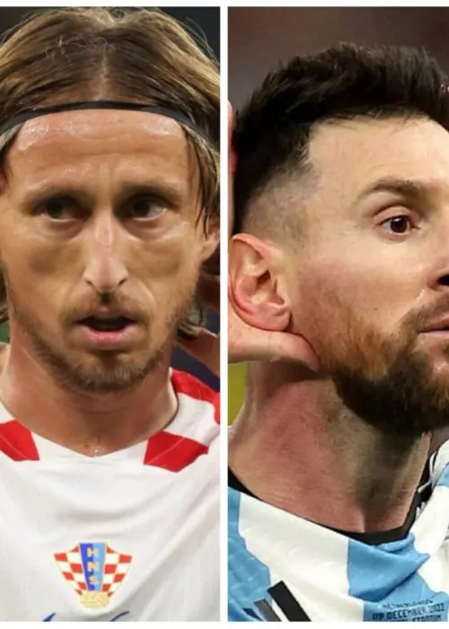 
				
					Argentina e Croácia disputam primeira semifinal da Copa do Mundo nesta terça-feira (13)
				
				