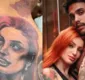 
                  Brenda Paixão desaprova tatuagem de Matheus Sampaio com o rosto dela: 'Não quis ver'