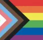 
                  Nova bandeira LGBTQIA+ inclui símbolos trans, intersexo e antirracista