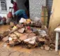 
                  Água de barragem transborda e invade ruas de Wenceslau Guimarães