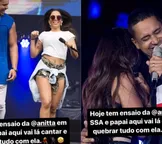 Xanddy confirma participação em ensaio de Anitta em Salvador: 'cantar e quebrar tudo com ela'