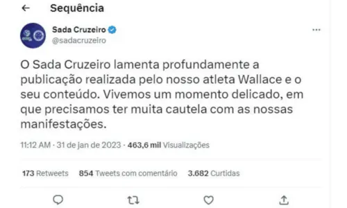 
				
					Ministro aciona AGU contra Wallace, ex-seleção, por post que insinuava violência contra Lula
				
				