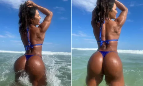 
				
					Gracyanne Barbosa ostenta bumbum GG em dia de praia e recebe elogios de fãs na web: 'Sereia'
				
				