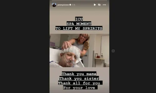 
				
					Astro da Marvel, Jeremy Renner posta vídeo da UTI e emociona fãs
				
				