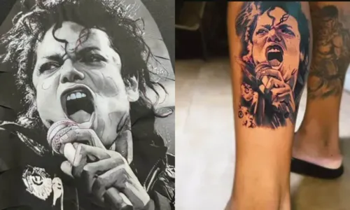
				
					Léo Santana homenageia Michael Jackson com tatuagem no corpo; confira
				
				