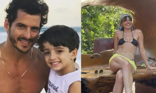 
				
					Isis Valverde aproveita férias ao lado de cunhado de Claudia Leitte, o empresário baiano Lucas Pedreira
				
				