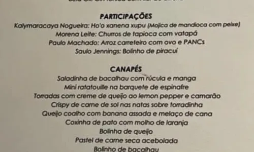 
				
					Bolinho de feijoada, arroz carreteiro com ovo e mais: veja menu do jantar da posse de Lula
				
				
