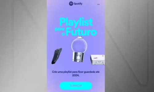 
				
					Spotify cria playlist que só poderá ser ouvida em 2024; veja como funciona
				
				
