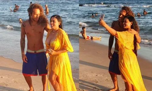 
				
					Vitão esbanja simpatia com fãs em praia de Salvador; fotos
				
				