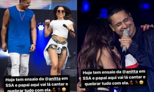 
				
					Xanddy confirma participação em ensaio de Anitta em Salvador: 'cantar e quebrar tudo com ela'
				
				