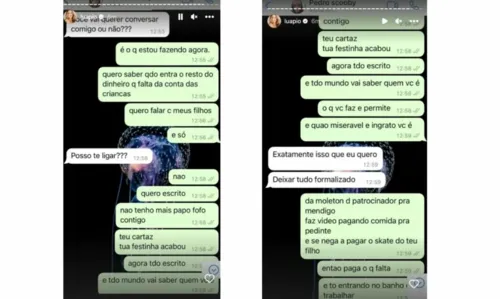 
				
					Luana Piovani expõe conversa com Pedro Scooby após desabafo: 'Não tenho mais papo fofo'
				
				