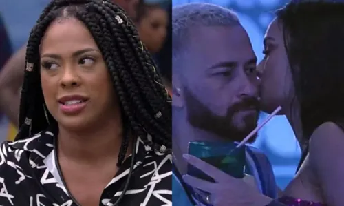 
				
					Marvvila coloca Fred na parede sobre romance com Larissa: 'Você quer e acho que ela também'
				
				