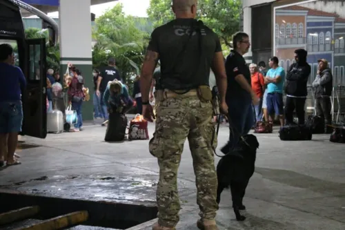 
				
					Polícia Civil realiza operação de combate ao tráfico de drogas na Rodoviária de Salvador
				
				