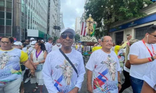 
				
					Reitor da Basílica do Senhor do Bonfim, padre Edson Menezes fala sobre pedido de paz e destaca: 'É preciso parar de matar os negros'
				
				