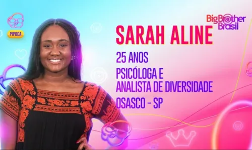 
				
					Sarah Aline é a nova participante do 'BBB 23': 'Fofoquinhas edificam meu ser'
				
				