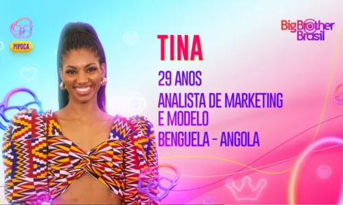 
				
					De Angola para o 'BBB 23': Conheça Tina, participante confirmada da nova edição
				
				