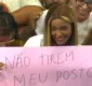 
                  Brunna Gonçalves aparece na frente da Casa de Vidro e dá recado: 'Não tirem meu posto de planta'