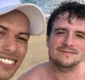 
                  Astro de ‘Jogos Vorazes’, Josh Hutcherson joga vôlei em praia baiana com fã: 'Surtando muito'