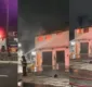 
                  Incêndio atinge loja de piscinas na orla de Salvador